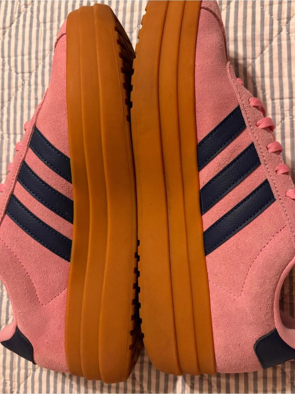 adidas Pink and Navy Women's Retro Sneaker